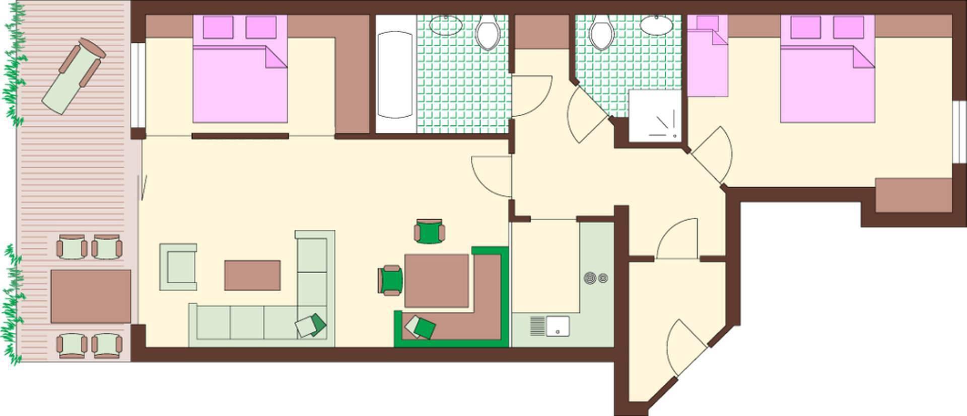 Ganze Ferienwohnung, Schiwiese &amp; Sommernutzung Bergbahn, Ferienhaus in Bad Hofgastein, Ski Amadé