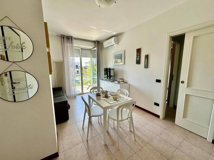Ferienwohnung für 5 Personen, mit Balkon und Terrasse sowie Ausblick