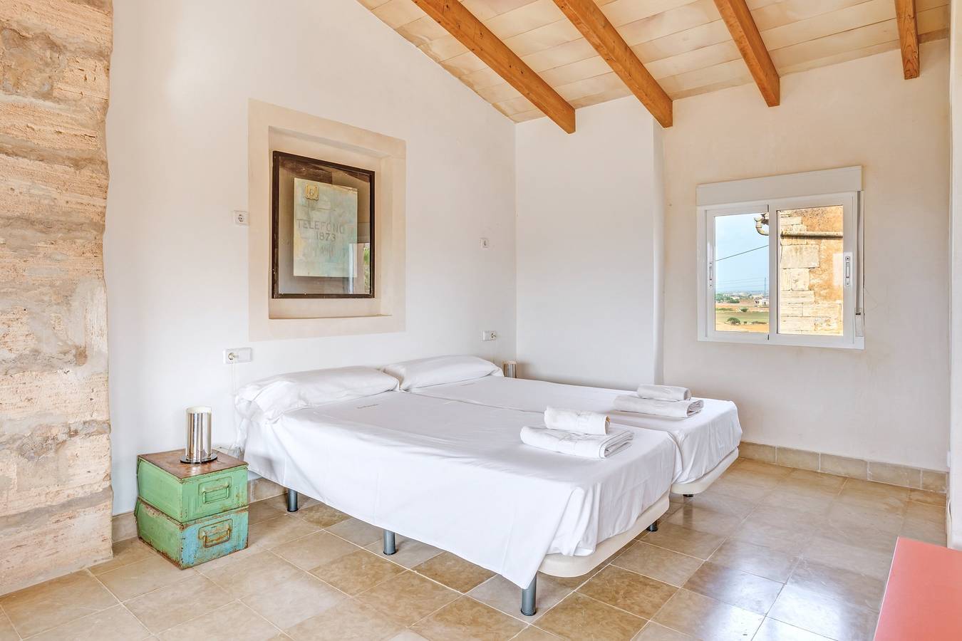 Ferienhaus 'Possessio Sa Barrala Duplex' mit Bergblick und Wlan in Es Trenc, Campos