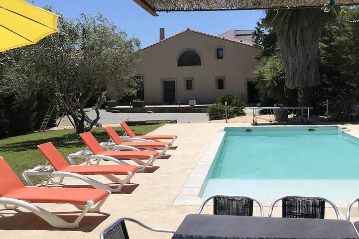 Maison de vacances pour 12 personnes, avec Terrasse et Jardin à Cabestany