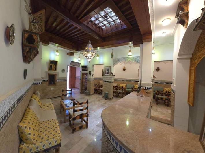 Riad pour 4 personnes, avec vue et terrasse