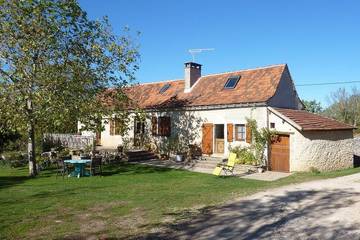 Location de vacances pour 4 personnes, avec terrasse et jardin à Limogne-en-Quercy