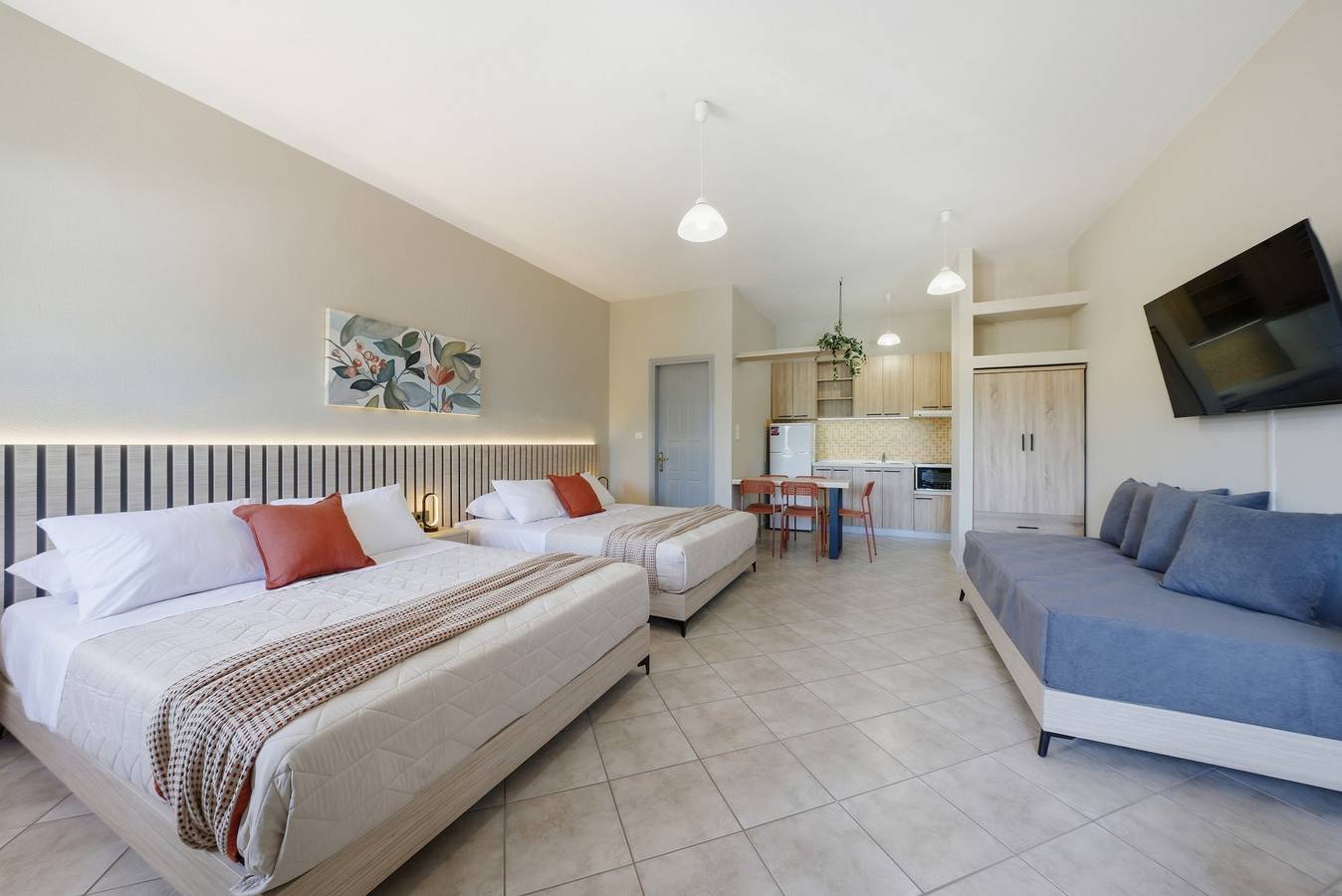 Helt studio, Studio Apartment '3' with Mountain View, Wi-Fi and Air Conditioning in Sývota, Thesprotiaregionen