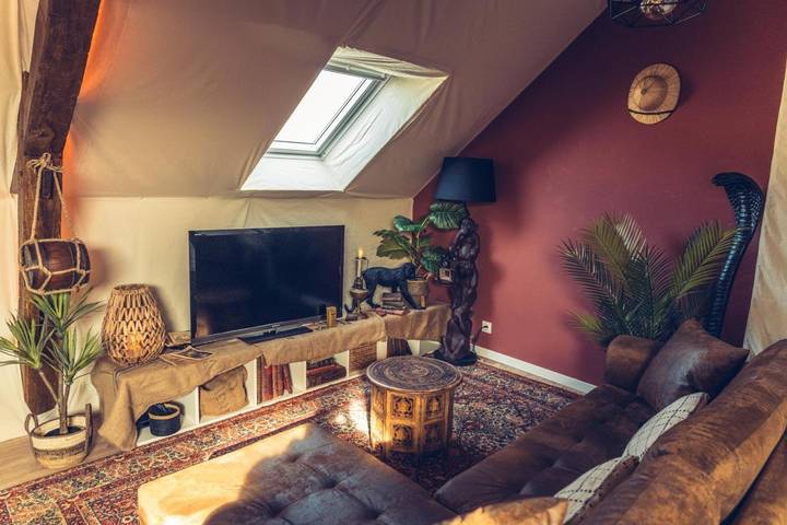 Appartement de vacances pour 4 personnes, avec Terrasse et Jardin