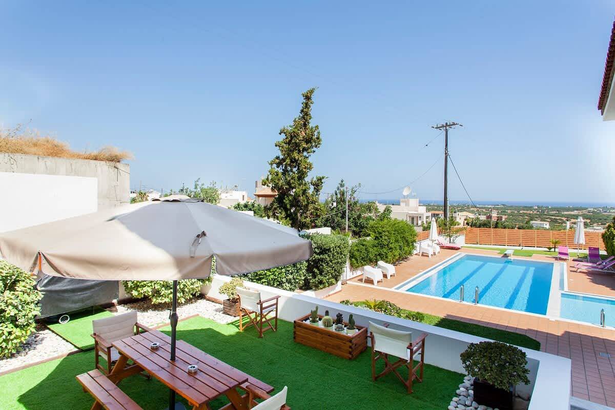 Artemis Spacious Luxury Villa with Xl Private Pool in Iraklio-Heraklio region