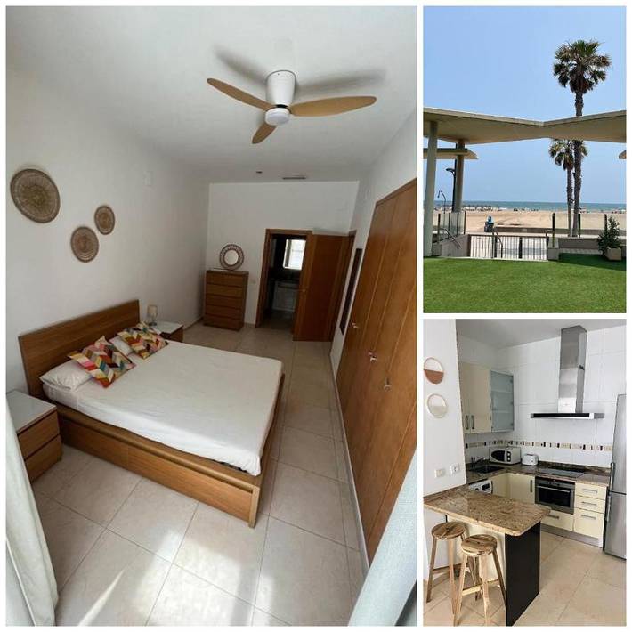 Apartamento para 2 personas, con jardín en Alboraya