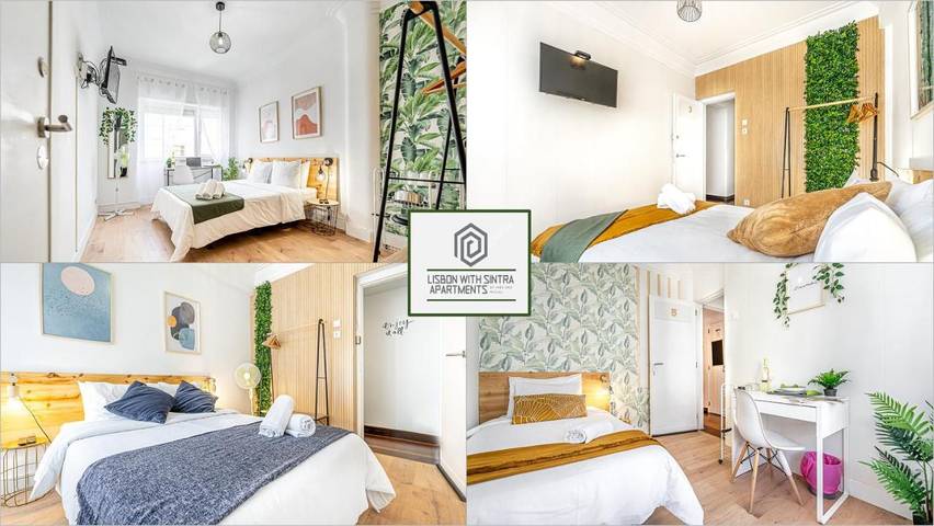 Maison d’hôte pour 2 personnes, avec Balcon à Amadora