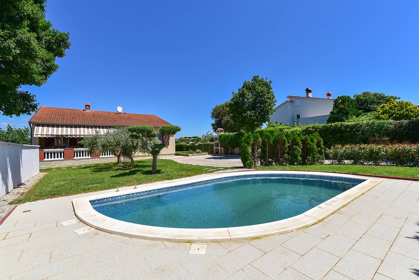 Ferienhaus für 7 Personen mit Pool in Marčana, Südküste Istrien