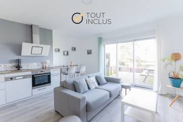Gîte pour 4 personnes, avec terrasse, animaux acceptés à Ploudalmézeau