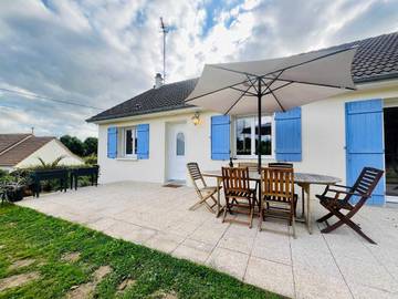 Location de vacances pour 6 personnes, avec terrasse à Bricquebosq