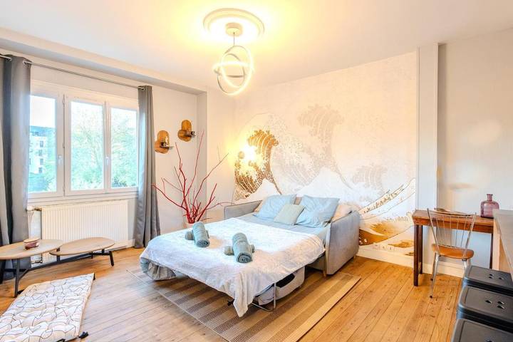 Gîte pour 6 personnes, avec vue et balcon dans Eglise Saint Michel de Vaucelles (Caen) - 4
