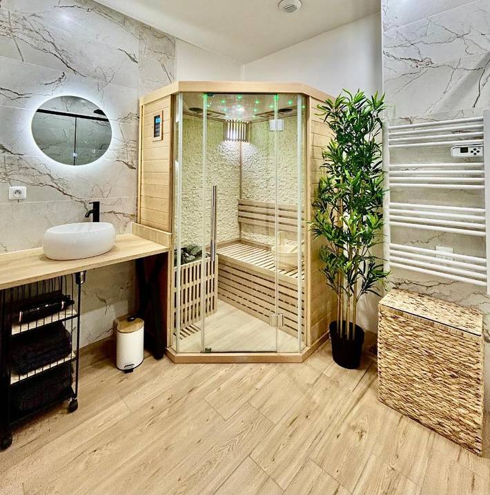 Appartement de vacances pour 4 personnes, avec Sauna