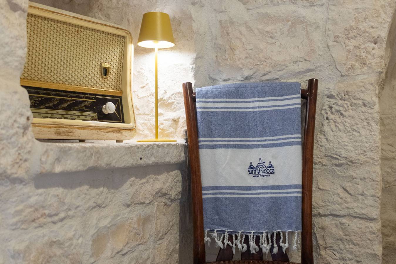 Null 'Vecchio Forno' mit gemeinsamer Terrasse, Wlan und Klimaanlage in Locorotondo, Bari Provinz