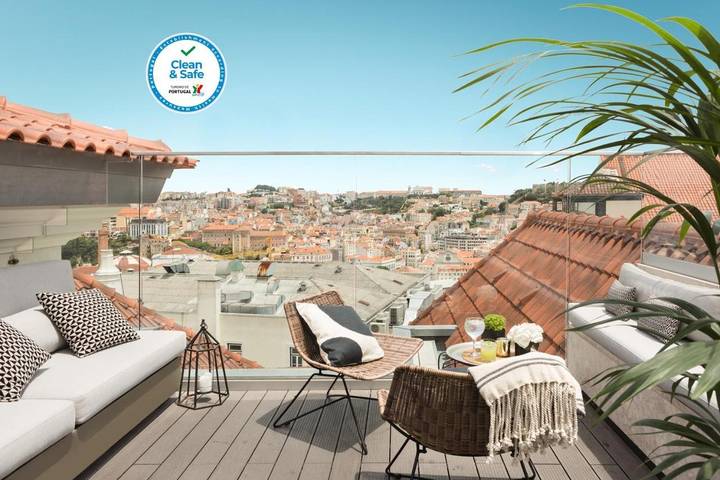 Apartahotel para 2 personas, con Terraza y Sauna en Lisboa