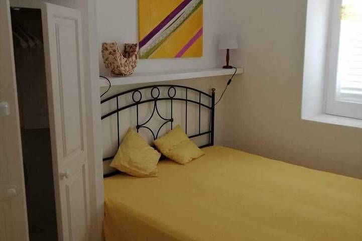 Typical Aeolian house surrounded by Mediterranean nature in Lipari