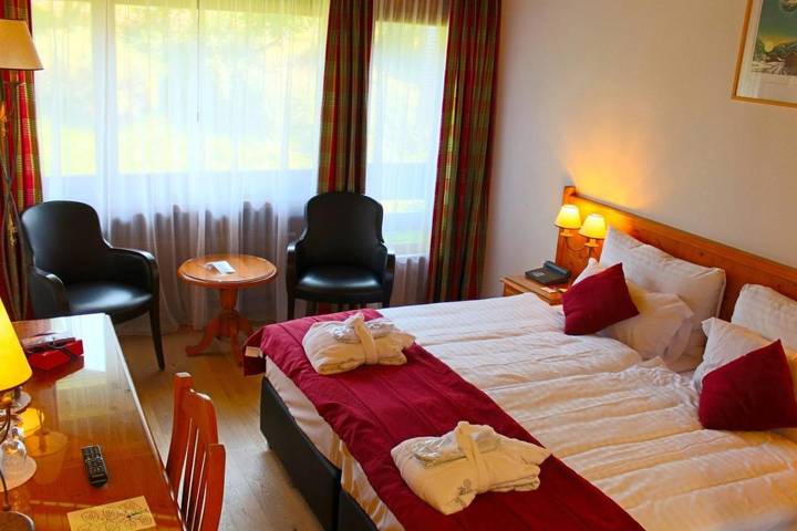 Hôtel pour 2 personnes, avec jardin et terrasse ainsi que jacuzzi et sauna dans Charmey - 4