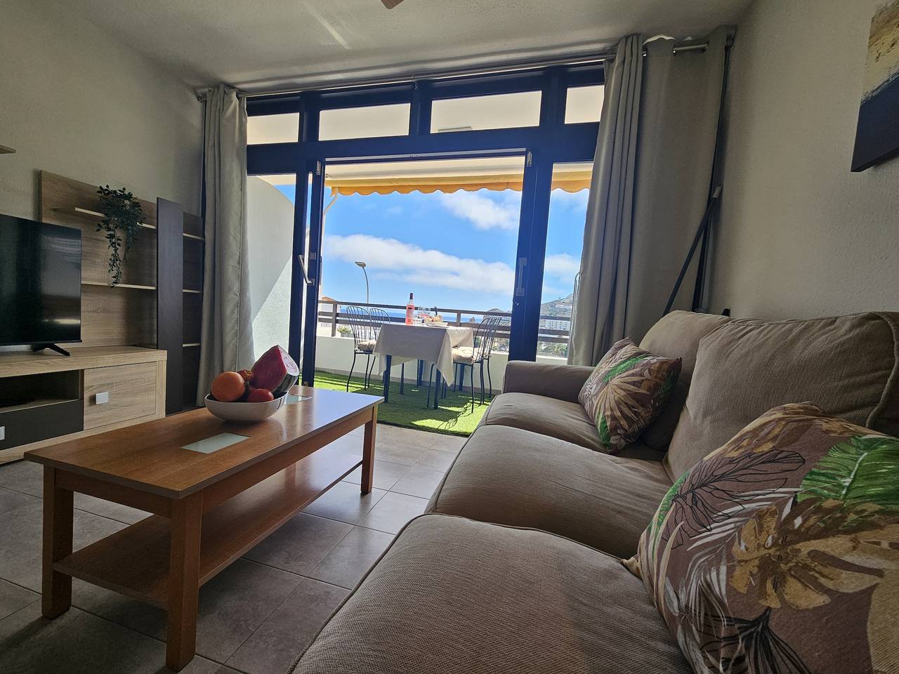 Ganze Wohnung, Apartment mit Meerblick in Strandnähe in Puerto Rico (Gran Canaria), Mogán