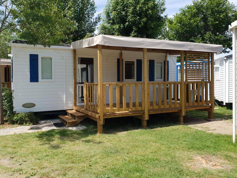 Camping Le Fief Melin  - Mobilheim 4 personen - Classic Compact in Le Château-d'Oléron, Côte de Beauté
