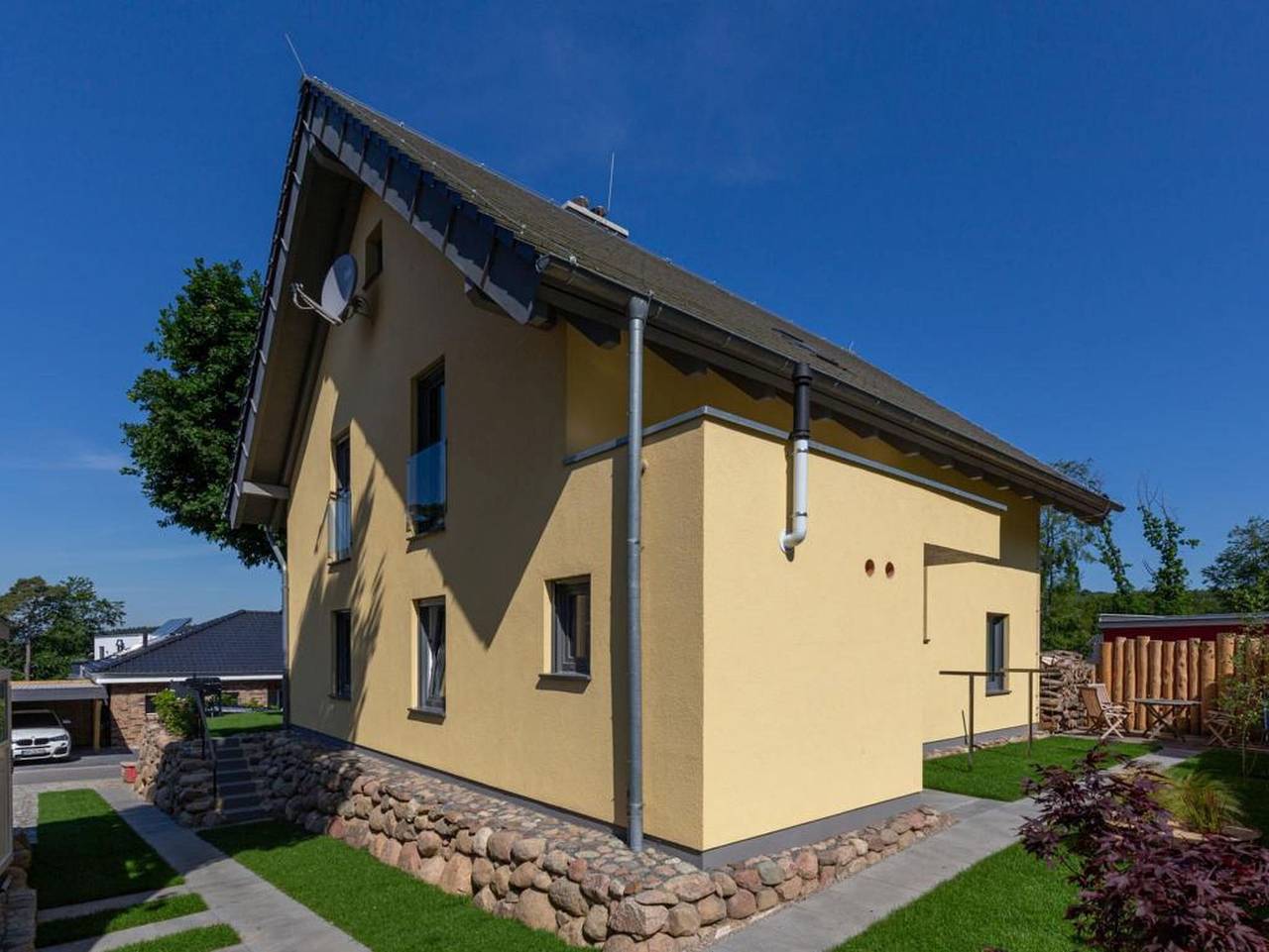 Ganze Ferienwohnung, F: Fewo Südstrand mit Terrasse, Kamin und Sauna - Fewo Südstrand mit Terrasse, Kamin und Sauna in Sellin, Rügen