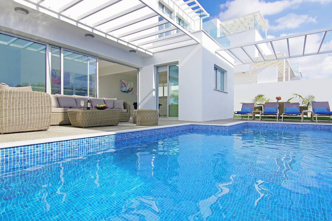 Villa für 6 Personen mit Pool in Ayia Napa, Südzypern