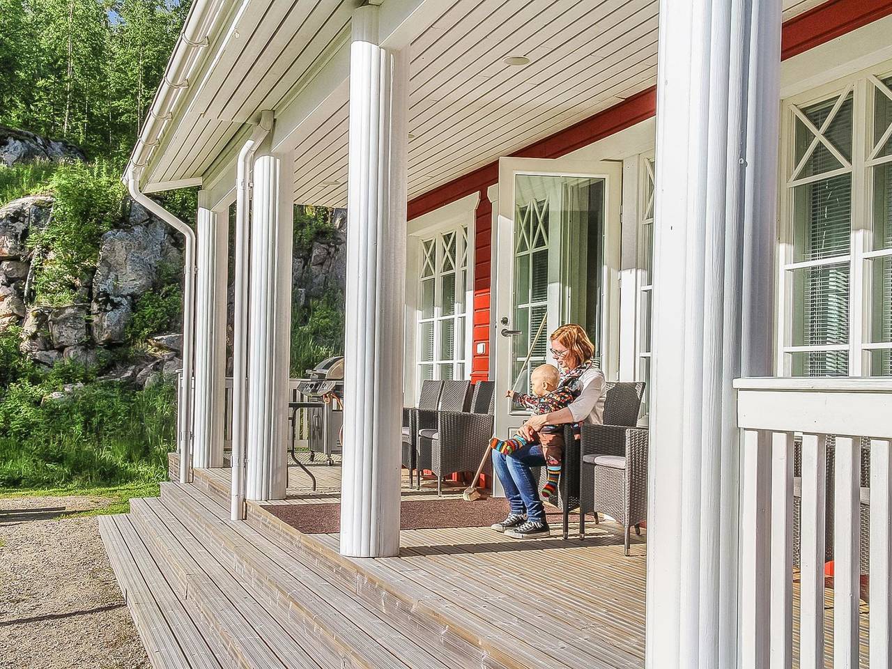 Villa akuliina in Multia, Westfinnland