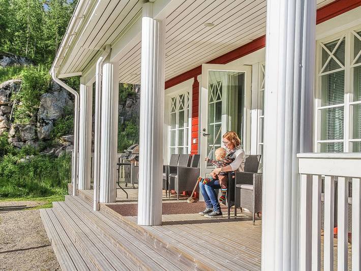 Villa akuliina in Multia, Mittelfinnland