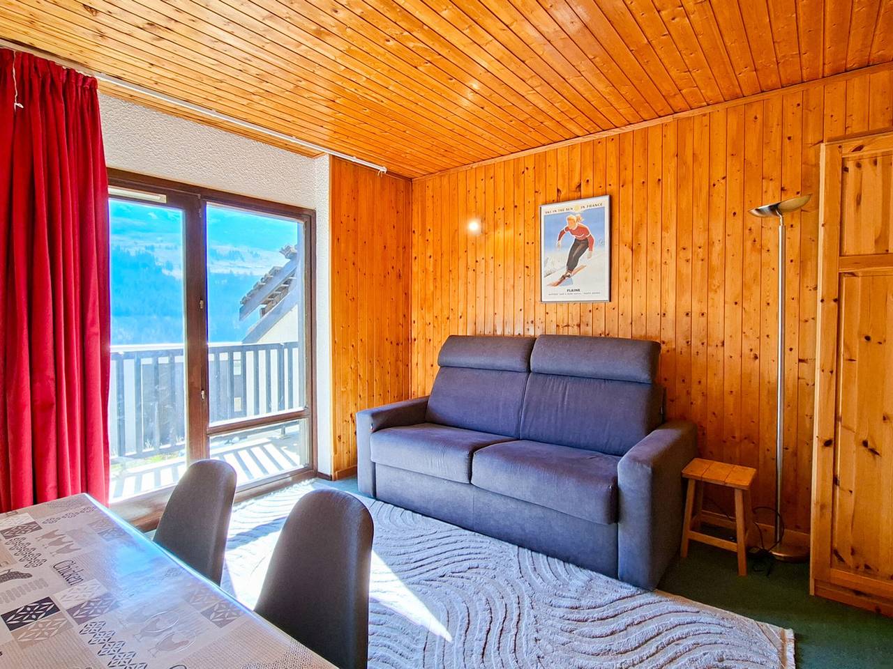 Studio entier, Studio confortable à Flaine, balcon et proximité pistes in Flaine, Arâches-la-Frasse