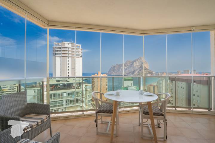 Holiday rental for 2 people, with Balcony and Terrace as well as Children pool in Calpe