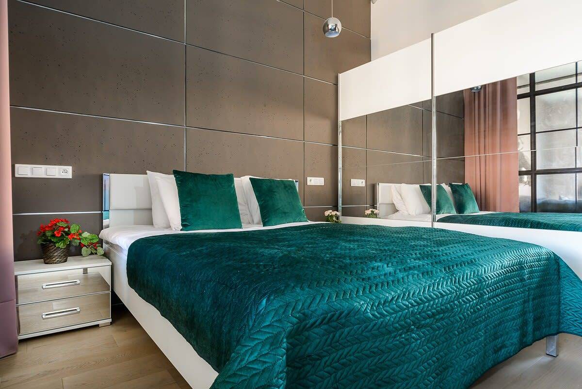 Cały apartament, Apartament wakacyjny dla 4 osób z basen in Łódź, Województwo łódzkie