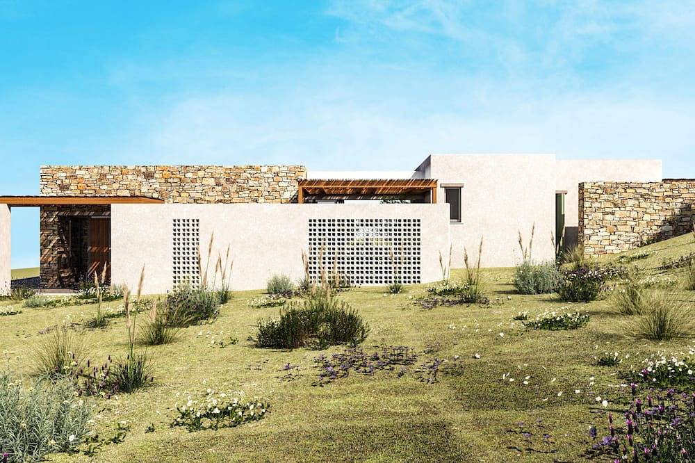 El-Lu 1 Villa mit atemberaubenden 360-Grad-Blick auf das endlose Blau des Meeres in Kamilari, Iraklio-Heraklion und Umgebung