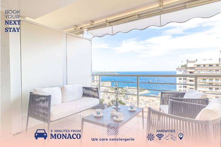 Apartamento para 4 personas, con Terraza en Beausoleil