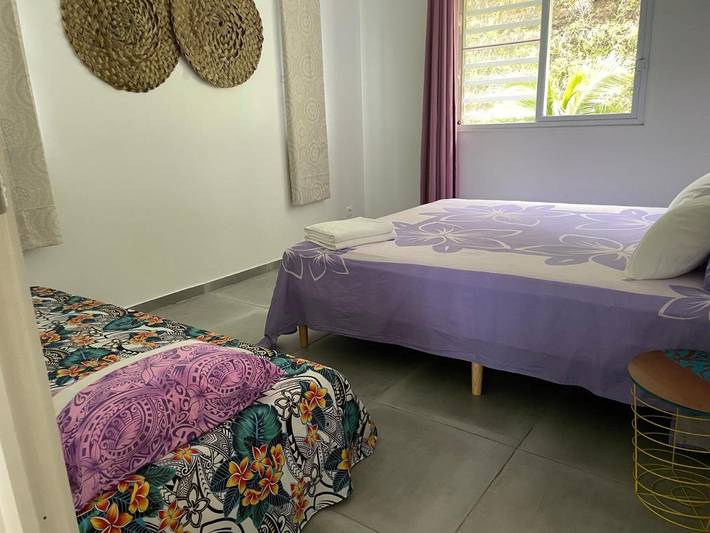 Gîte pour 5 personnes, avec jardin, animaux acceptés dans Ha'apiti - 2