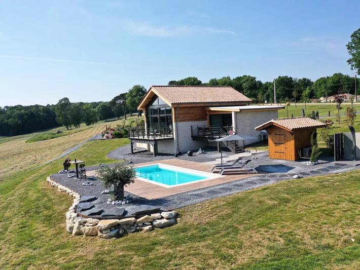 Villa voor 2 personen, with tuin and sauna as well as zwembad in de Dordogne