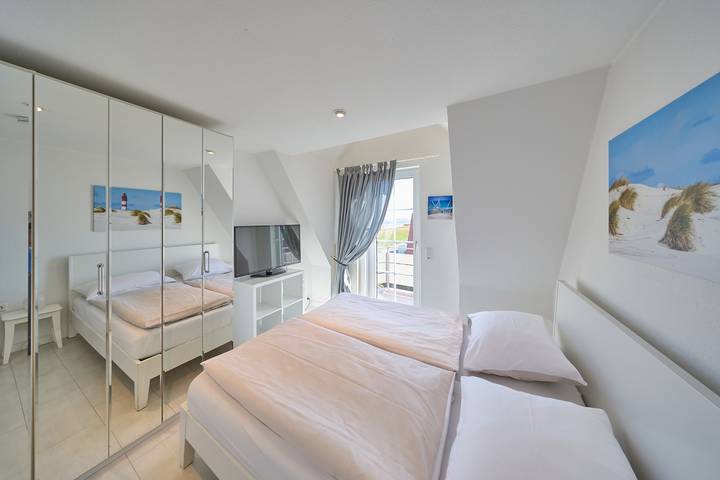 Ferienwohnung für 4 Personen, mit Balkon und Ausblick in Duhnen - 3