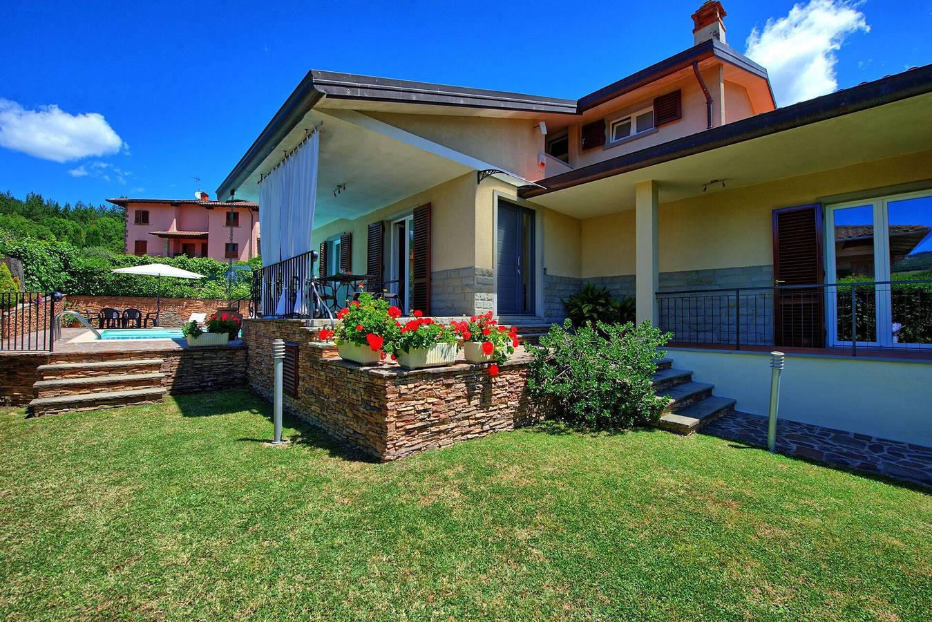 Villa voor 10 personen met balkon in Pratovecchio, Pratovecchio Stia