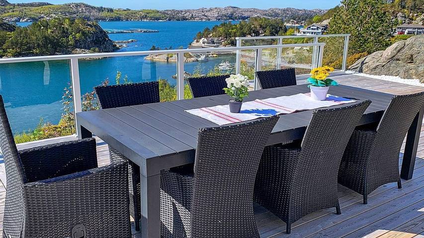 Ferienhaus für 13 Personen, mit Sauna und Whirlpool sowie Terrasse in Fitjar - 2