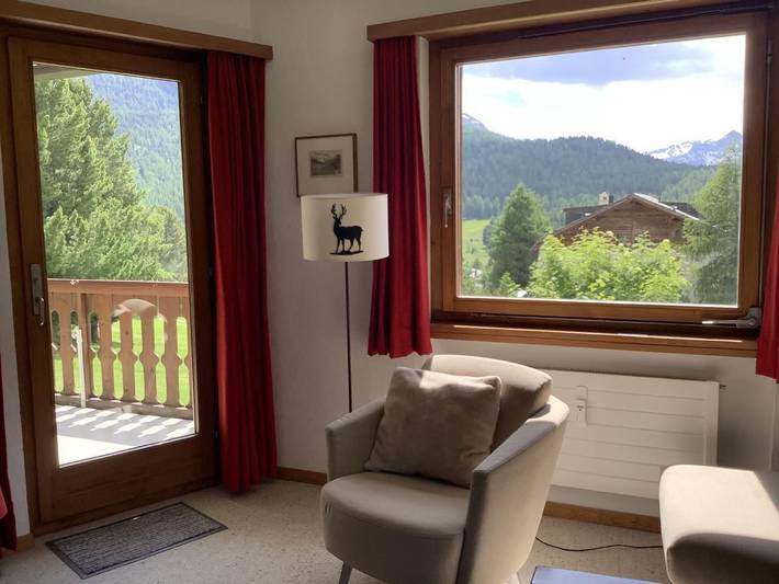 Ferienwohnung für 4 Personen, mit Balkon und Garten in Pontresina - 4