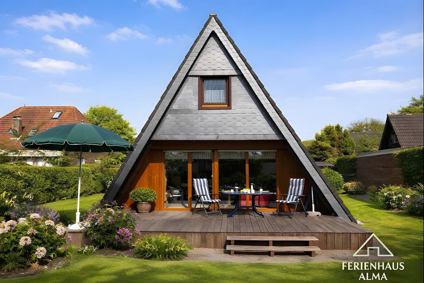 Ferienhaus 'Alma' mit privater Terrasse, Garten und Wlan in Carolinensiel-Harlesiel, Wittmund