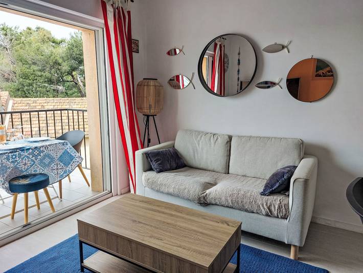 Location de vacances pour 4 personnes, avec terrasse à Saint-Cyr-sur-Mer - 4