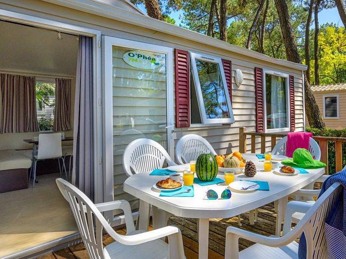 Camping pour 6 personnes, avec bassin pour enfant ainsi que sauna et terrasse à Saint-Hilaire-de-Riez - 4
