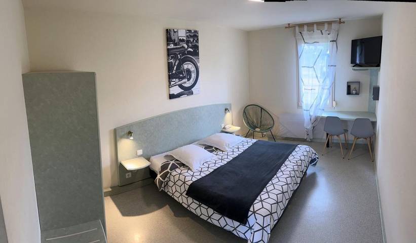Hôtel pour 2 personnes, avec Terrasse ainsi que Jardin et Vue