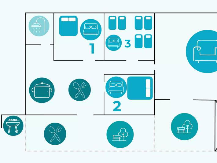 Chalet para 6 personas, con jardín en Antequera - 2