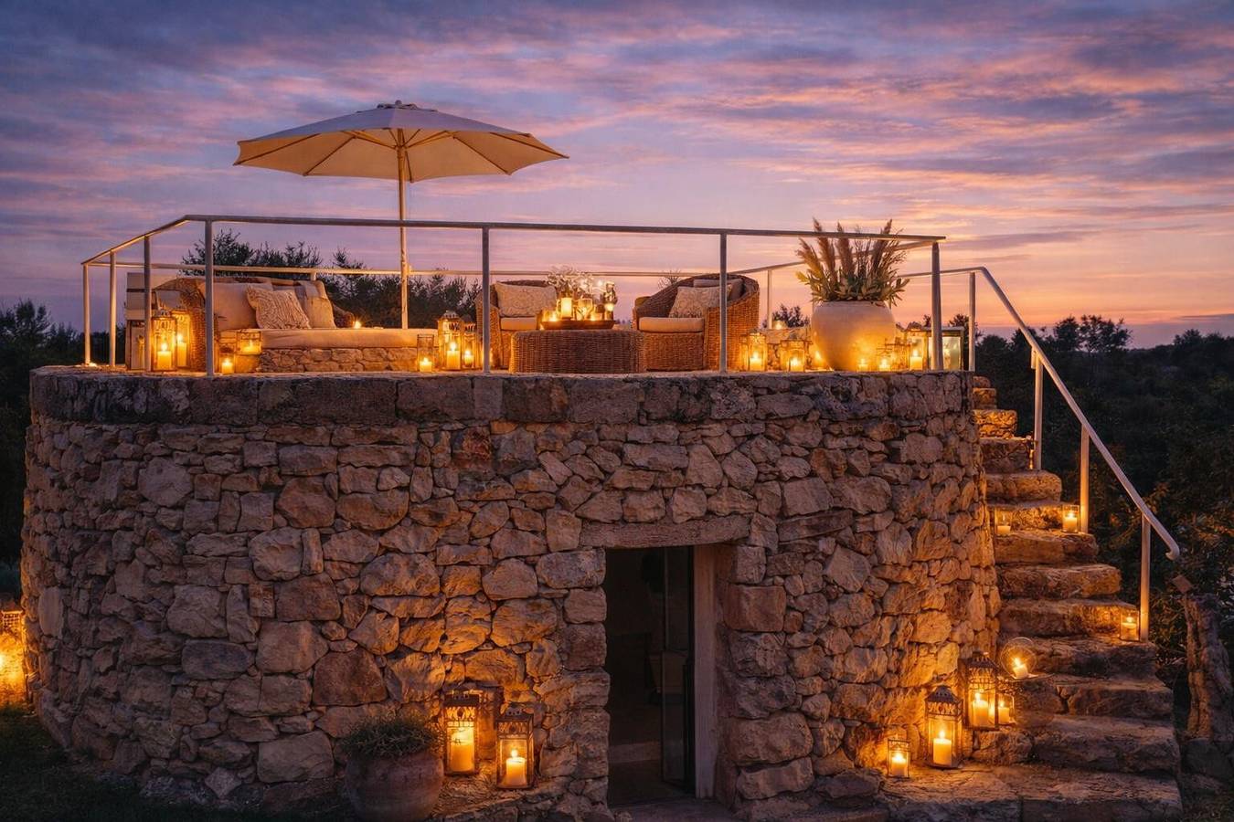Camera 'Tenuta degli Asinelli - Trullo' con Vista Mare, Wi-Fi e Aria Condizionata in Alliste, Golfo di Taranto
