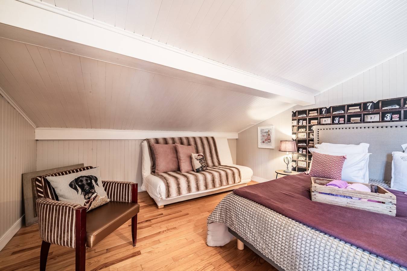 Chambre d’hôtes « Le Grenier de Jeanne » avec vue montagne, piscine partagée et Wi-Fi in Fillière, Région d'Annecy