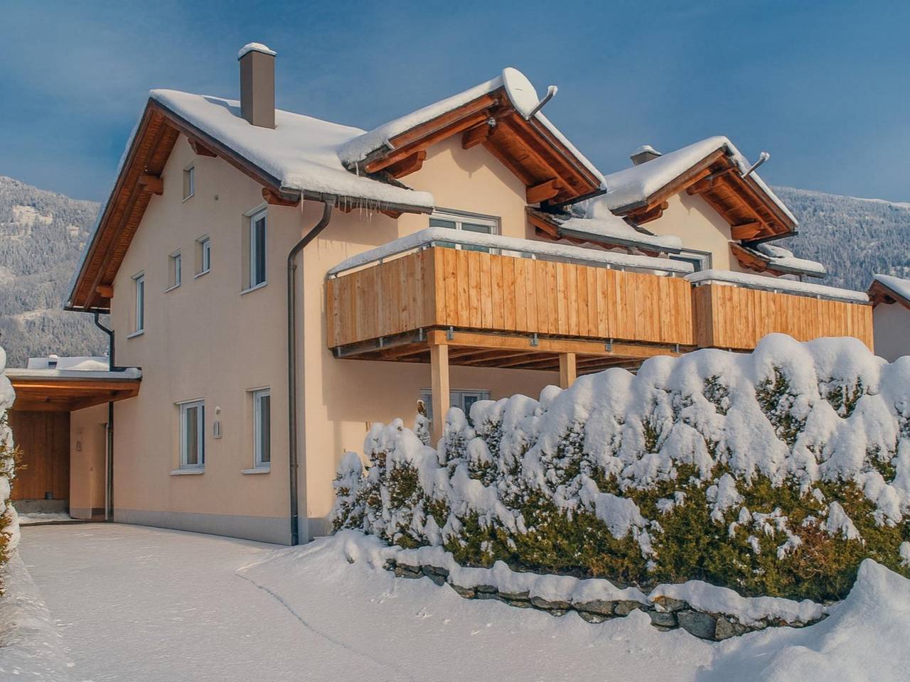 Modernes Chalet direkt an der Piste mit Garten in Gailtaler Alpen, Kötschach-Mauthen