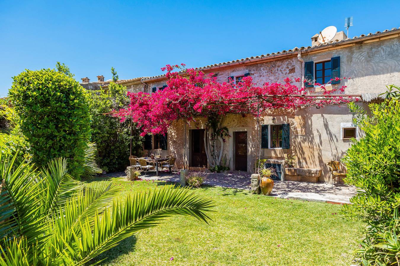 Chalet Cana Can mit Bergblick, Pool, Wlan und Terrasse in Pollença Stadt, Pollença