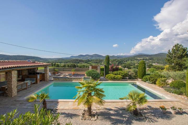 Maison d’hôte pour 2 personnes, avec Terrasse et Jardin ainsi que Piscine et Vue