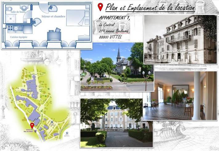 Gîte pour 2 personnes, avec vue dans Thermes de Vittel - 2