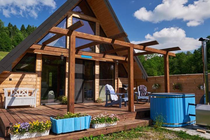 Ferienhaus für 2 Personen, mit Terrasse und Garten sowie Sauna und Ausblick in Polen - 2