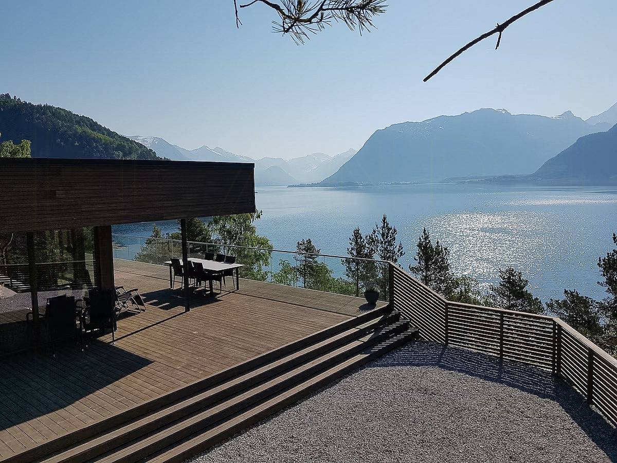 Fjordhütte mit Panoramablick in Rauma in Rauma (Norwegen), Nördliches Fjordnorwegen